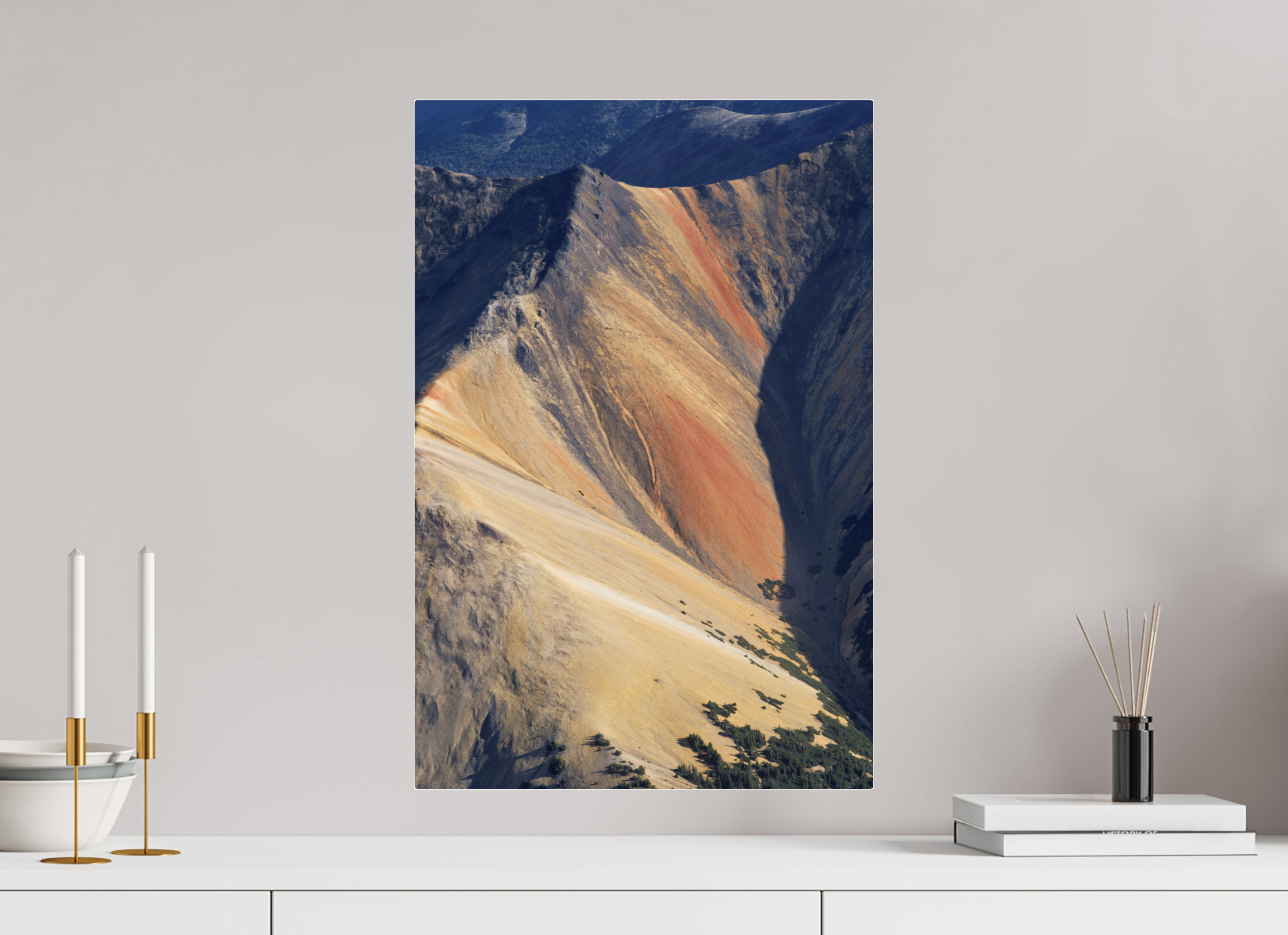 40 x 60 cm, Fuji Crystal Archive with acrylic Rainbow Range, acrylic glass, aerial