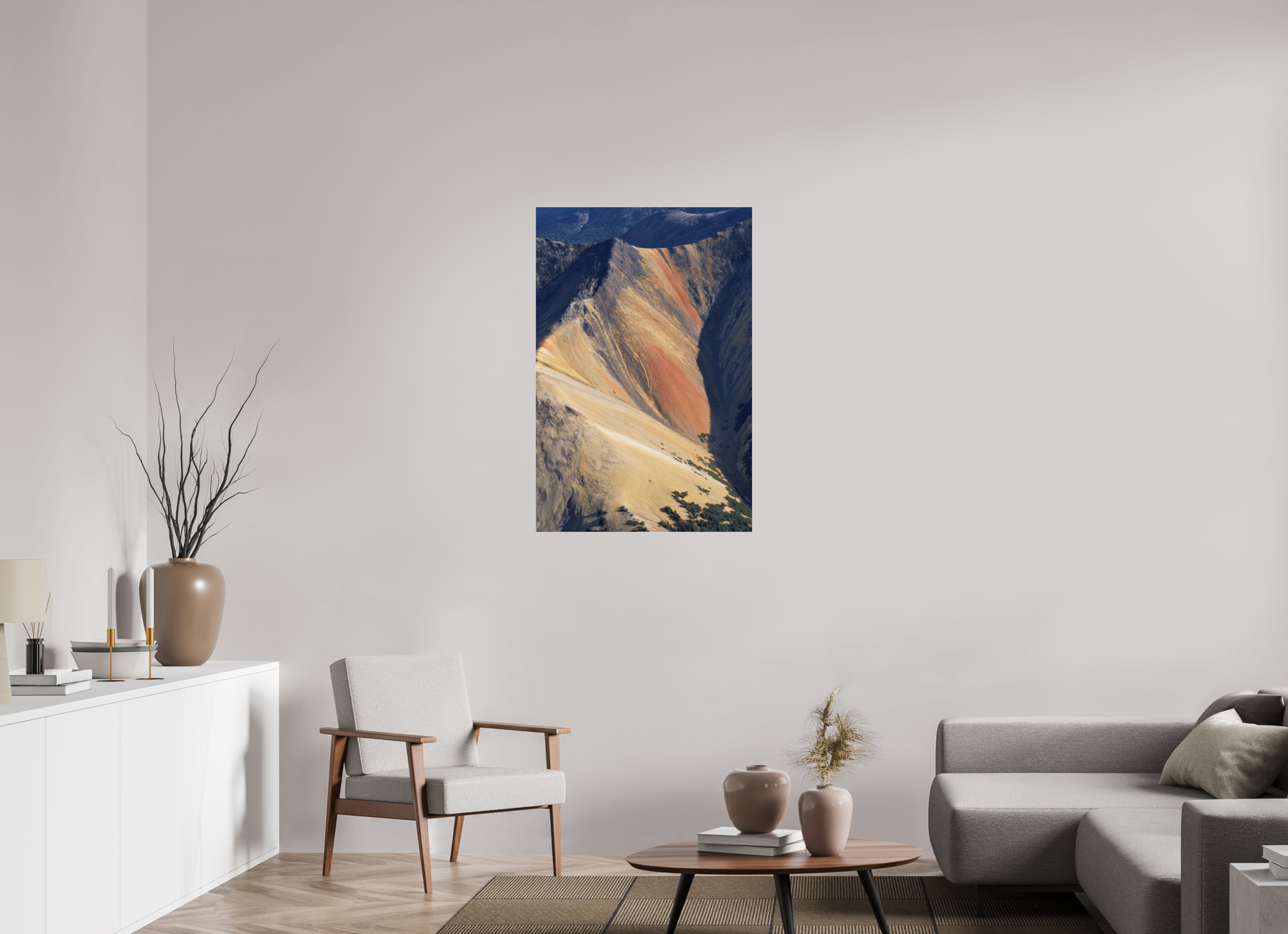 70 x 105 cm, Fuji Crystal Archive with acrylic Rainbow Range, acrylic glass, aerial
