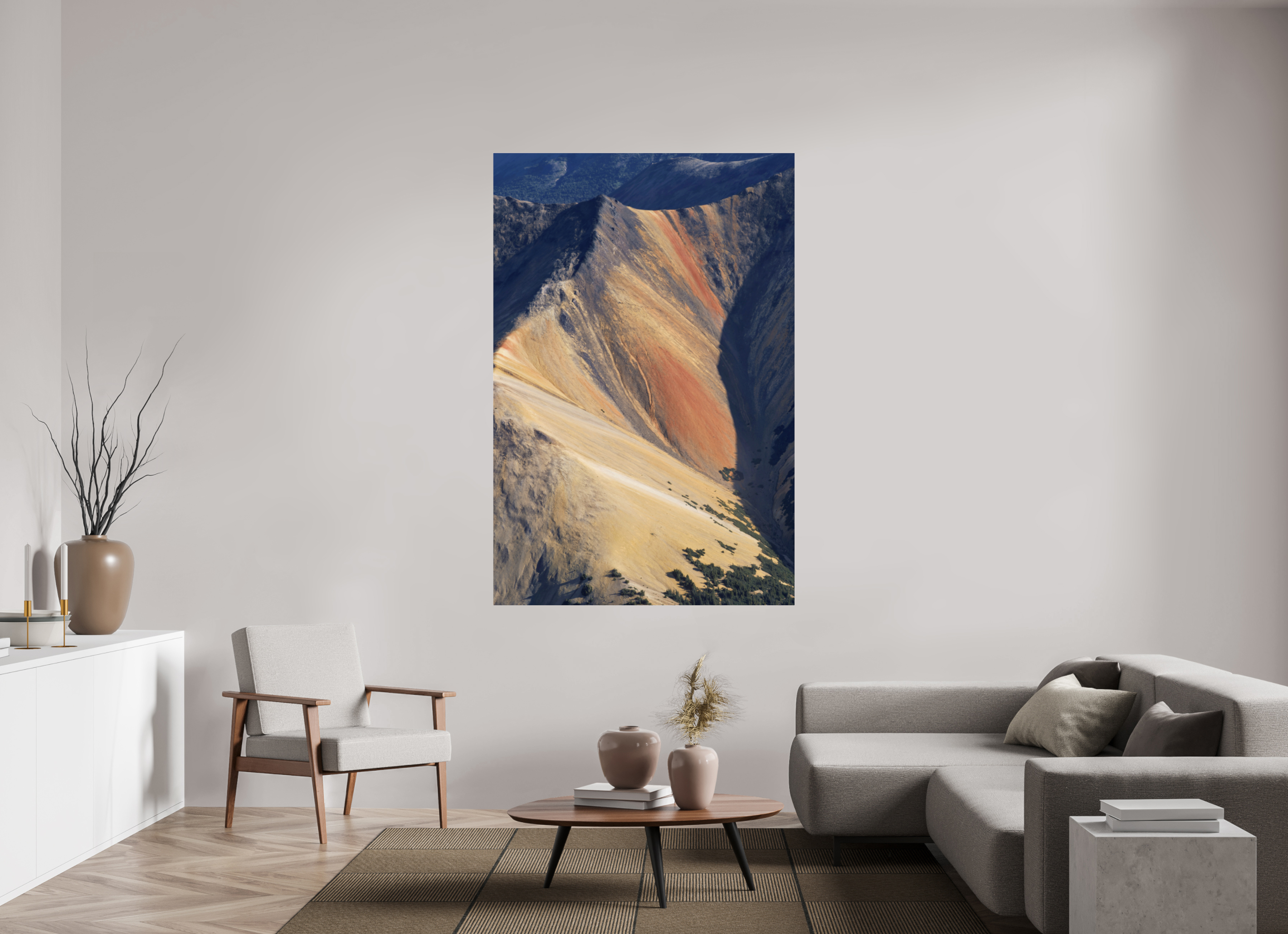 120 x 180 cm, Fuji Crystal Archive with acrylic Rainbow Range, acrylic glass, aerial