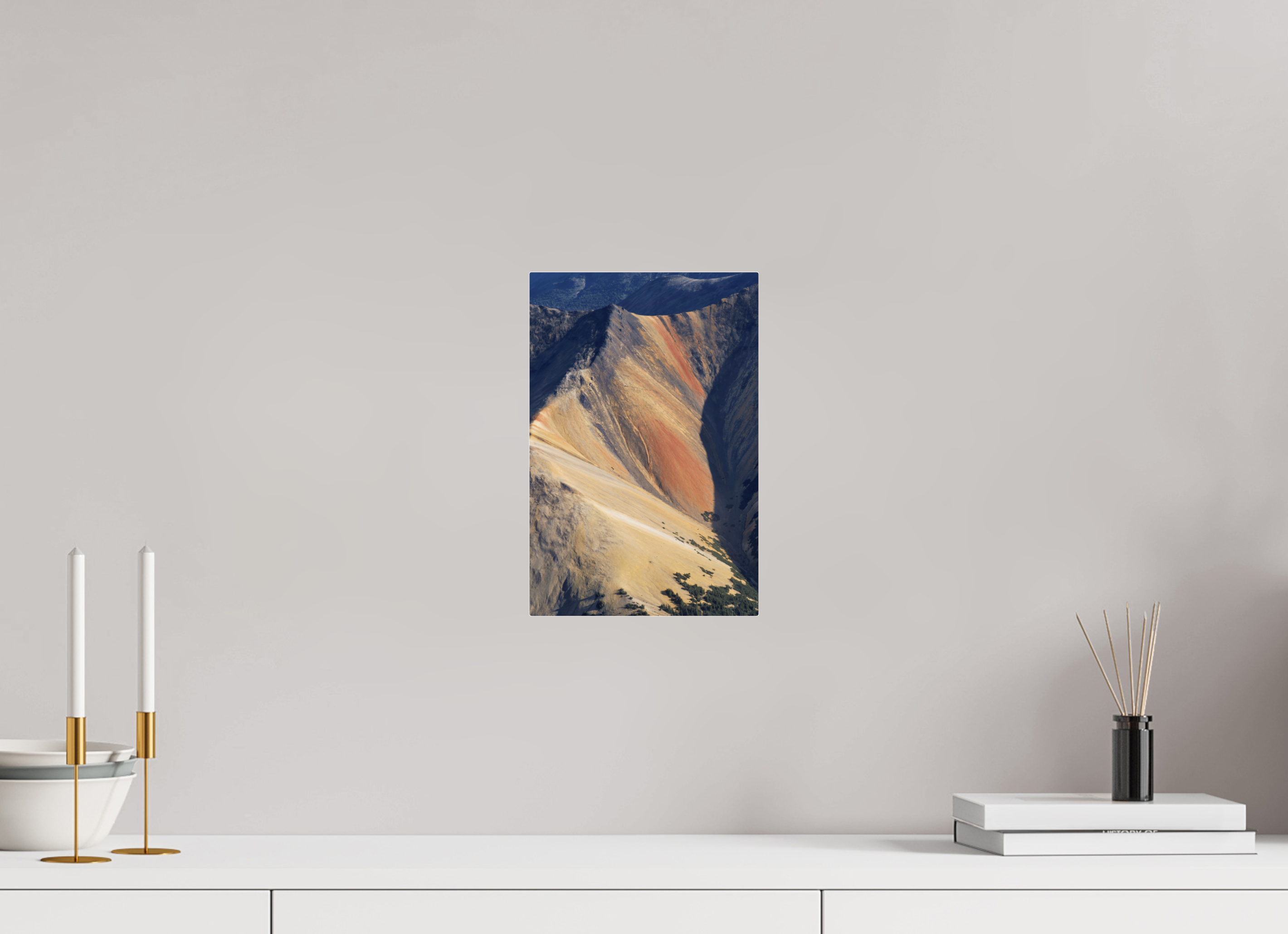 20 x 30 cm, Fuji Crystal Archive with acrylic Rainbow Range, acrylic glass, aerial