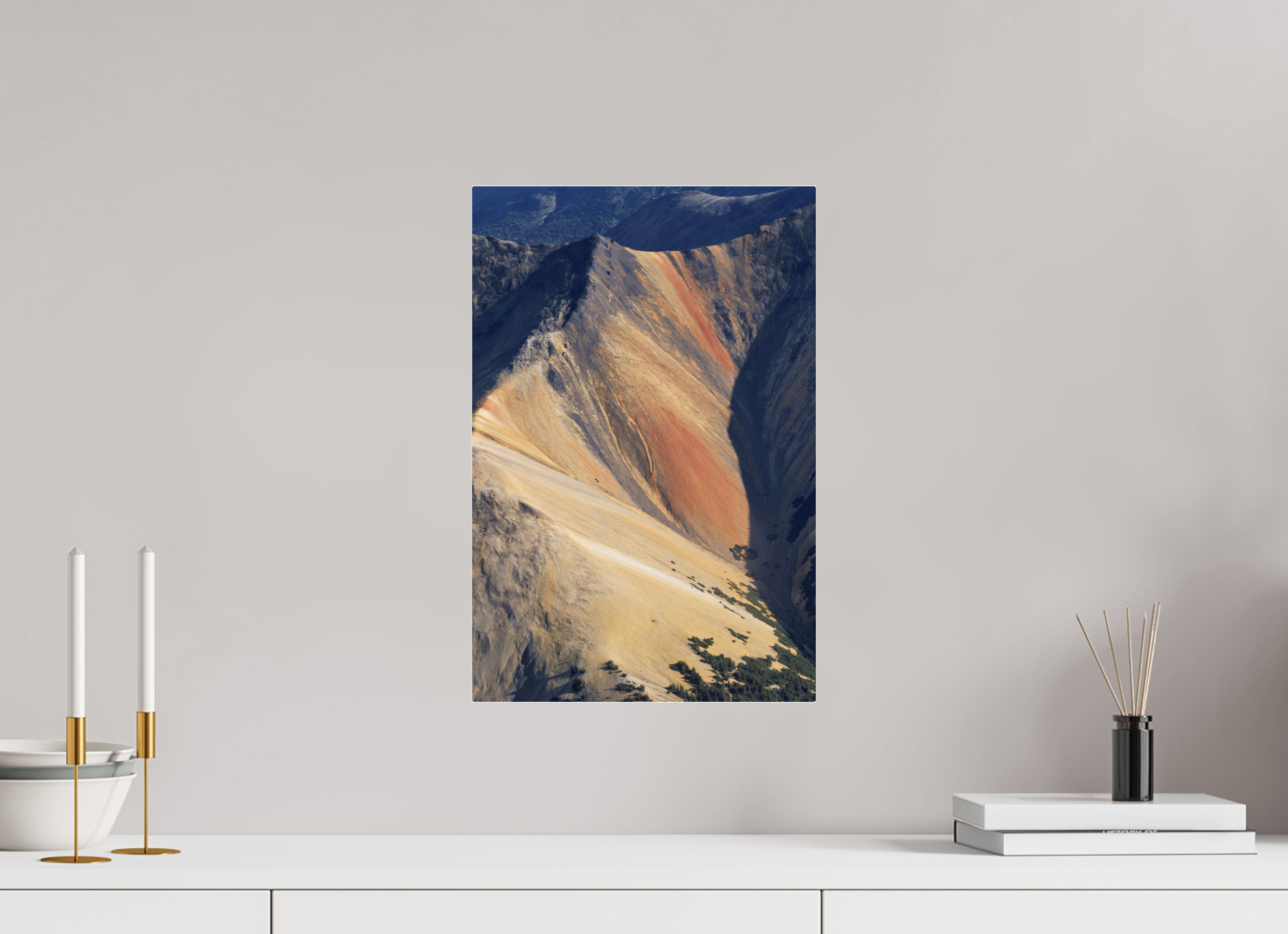 30 x 45 cm, Fuji Crystal Archive with acrylic Rainbow Range, acrylic glass, aerial