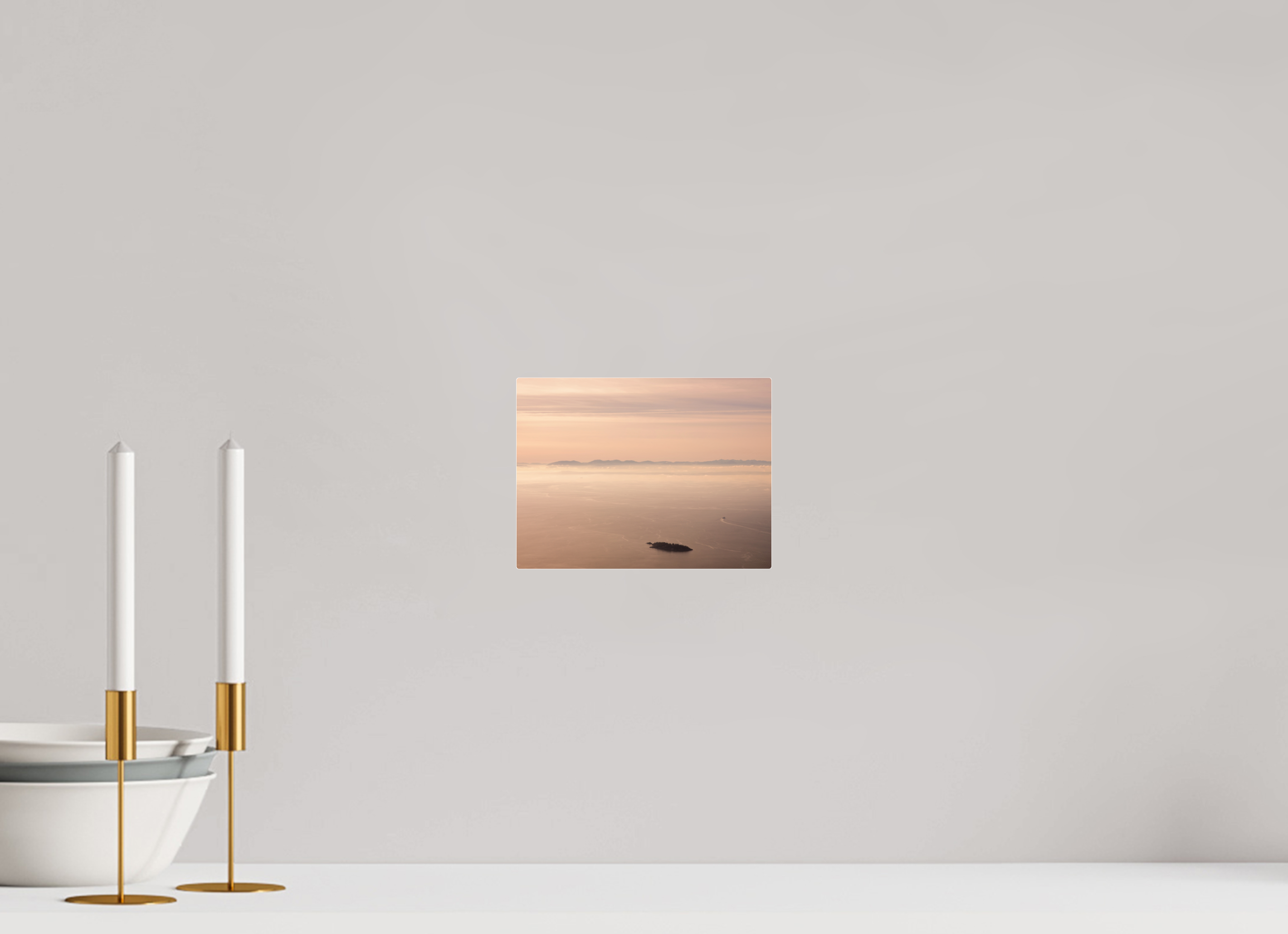 20 x 15 cm, Fuji Crystal Archive with acrylic Vancouver Island Vista, ready to hang, with acrylic glass