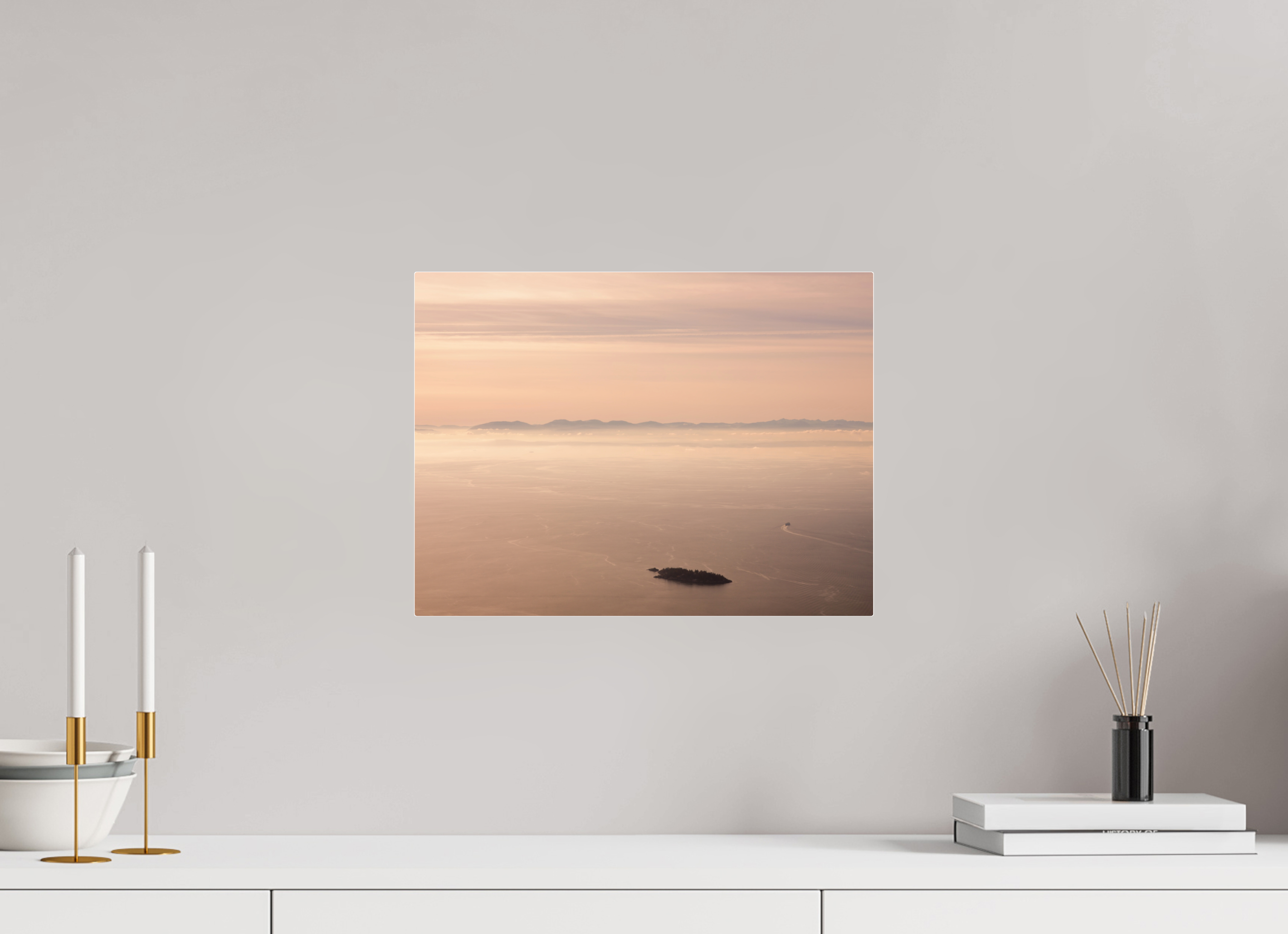 40 x 30 cm, Fuji Crystal Archive with acrylic Vancouver Island Vista, ready to hang, with acrylic glass