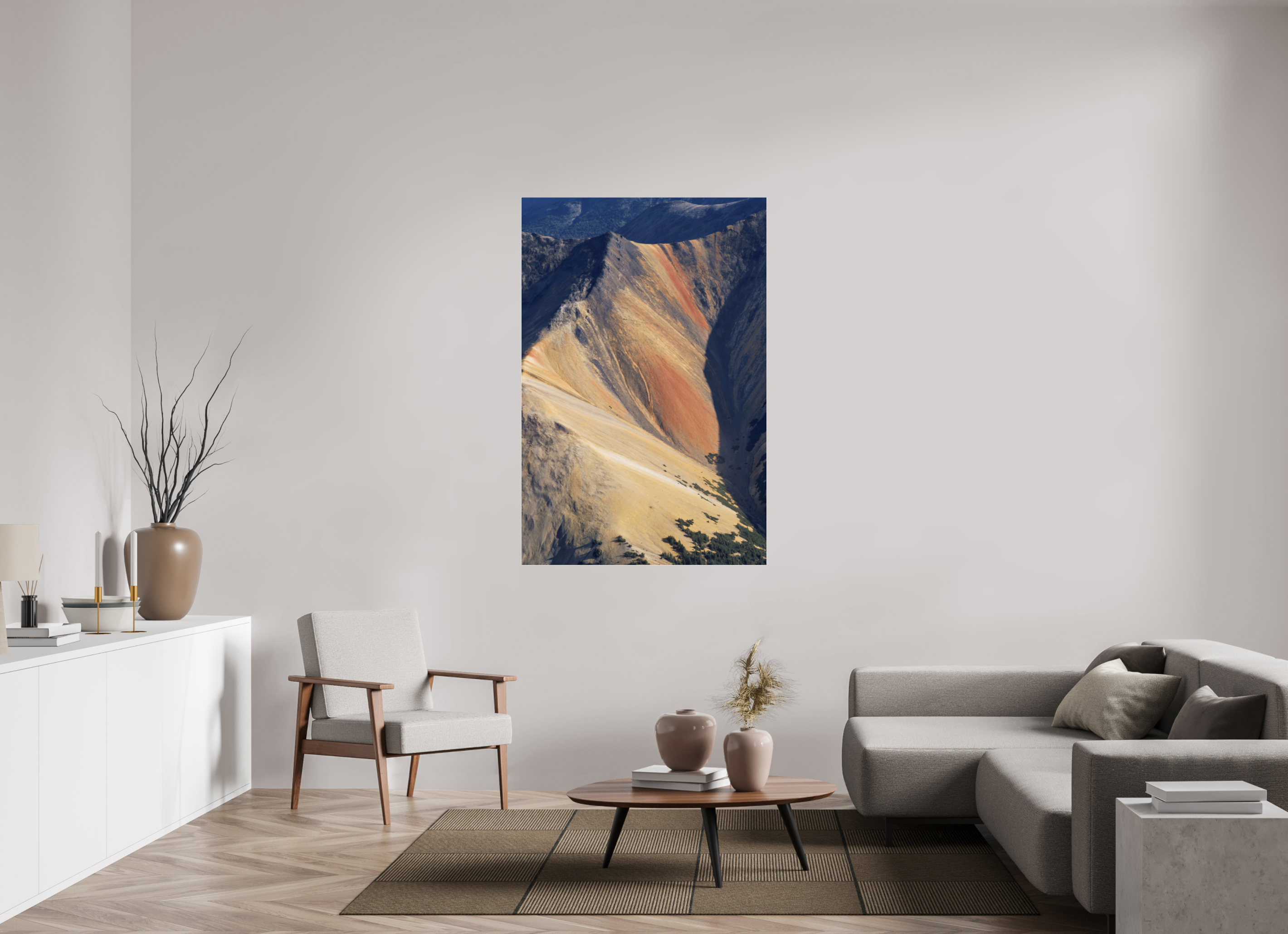 100 x 150 cm, Fuji Crystal Archive with acrylic Rainbow Range, acrylic glass, aerial