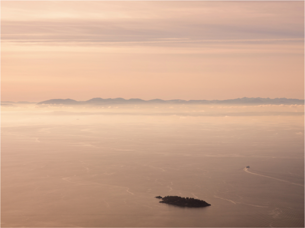 Main image Vancouver Island Vista, ready to hang, with acrylic glass