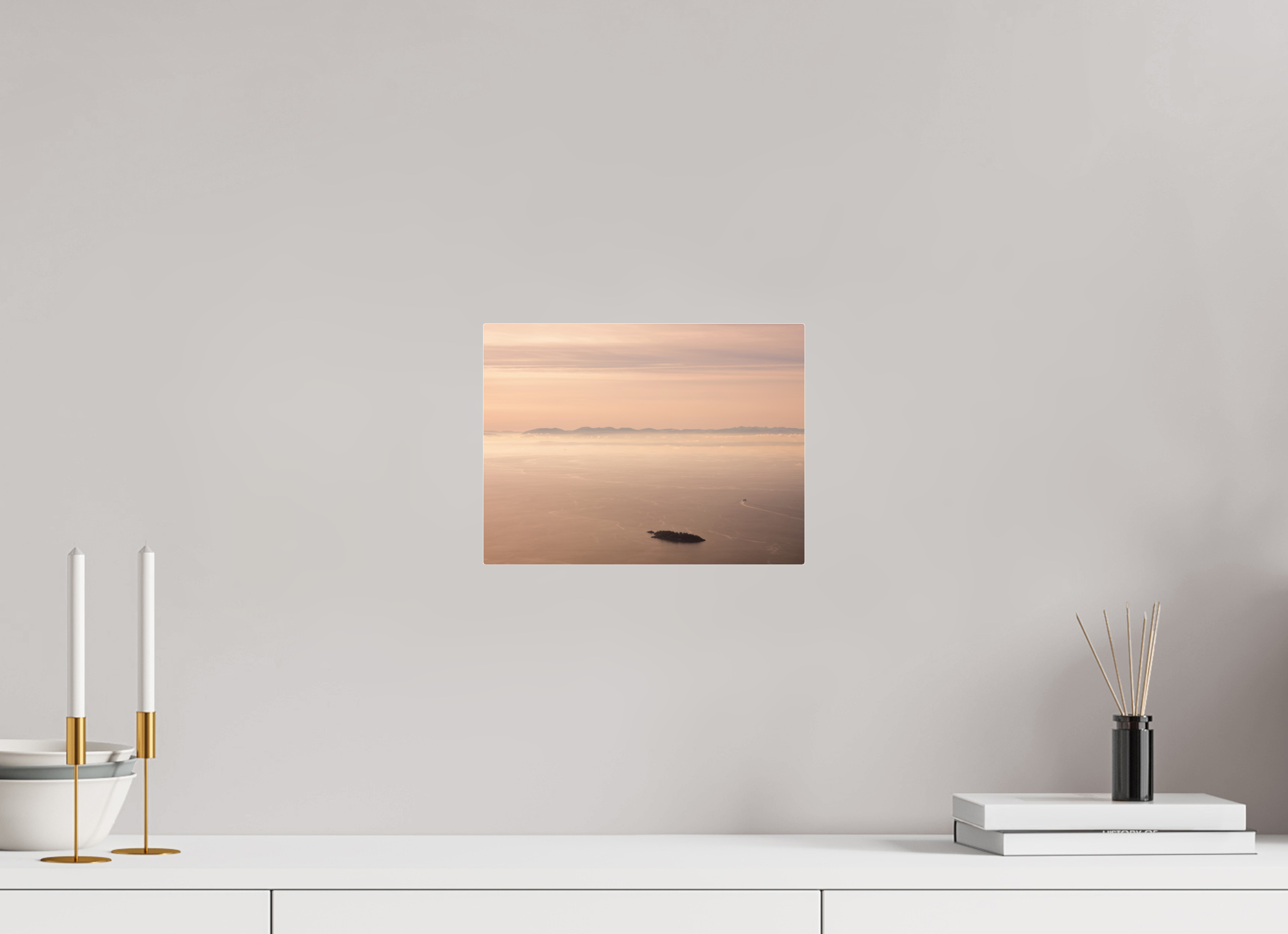 28 x 21 cm, Fuji Crystal Archive with acrylic Vancouver Island Vista, ready to hang, with acrylic glass
